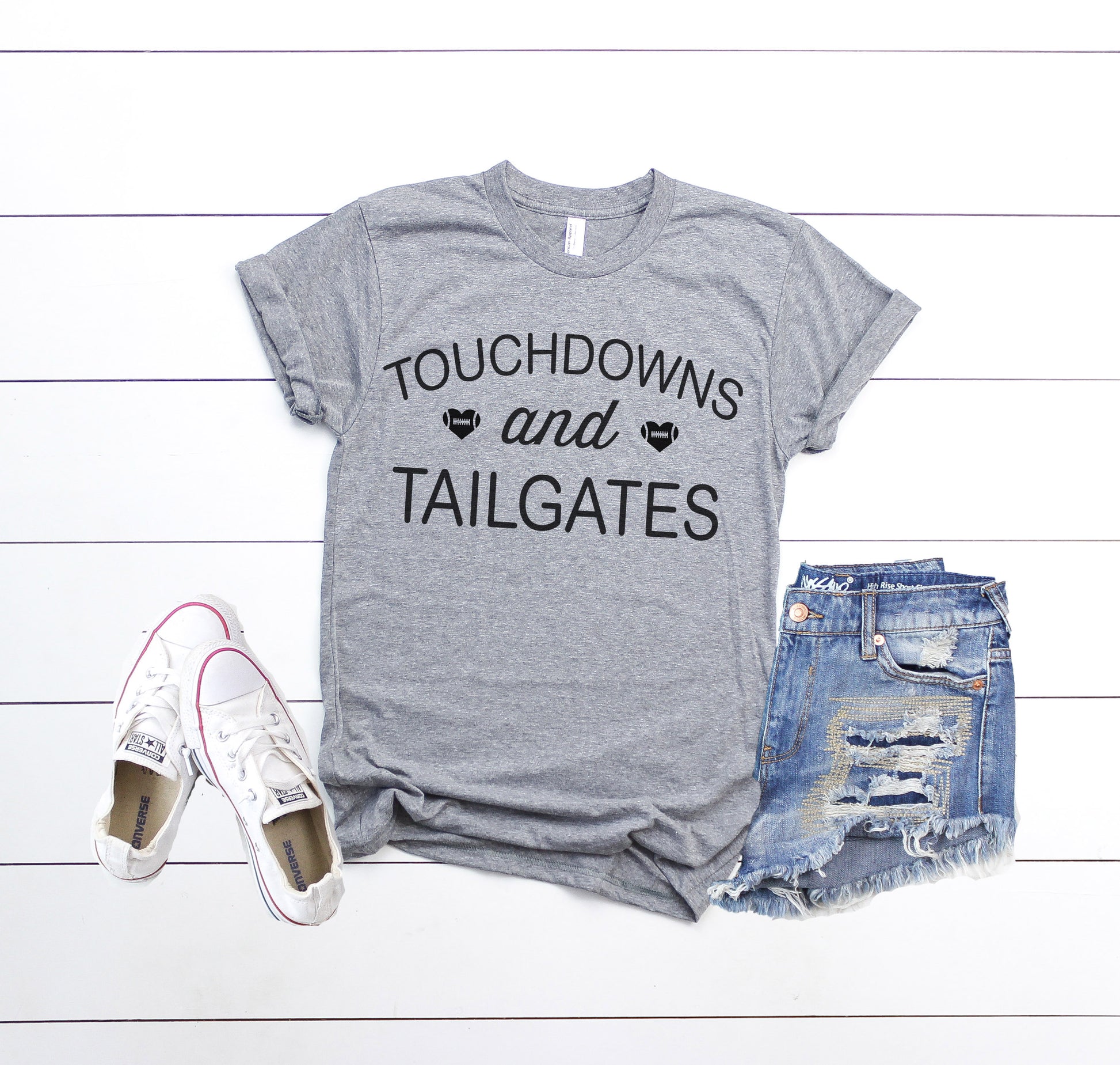 Touchdowns and Tailgates Shirt - sassy-pickle